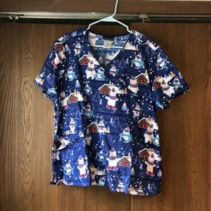 Cherokee winter scrub top